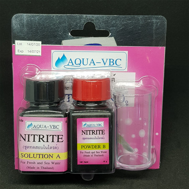 ชุดทดสอบ ไนไตรต์ Nitrite Test Kit No2 ในน้ำ ใช้ได้ 100 Test Th 1349