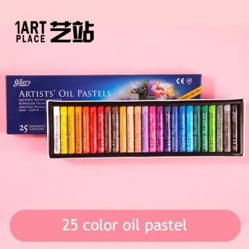 Heavy color oil pastel set 25/50 color children's soft thick