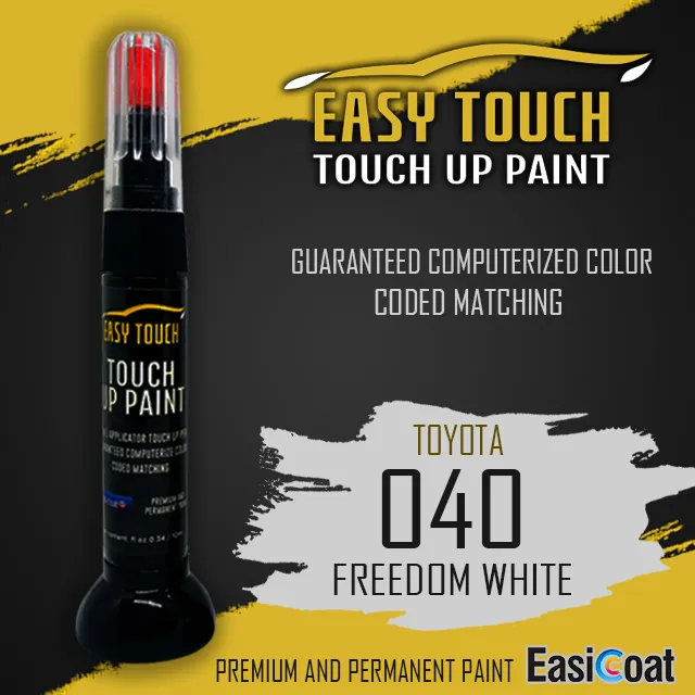 040 Freedom White Toyota Easy Touch Automotive Up Paint Lazada Ph - Toyota Color Match Touch Up Paint