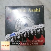 ชุดโซ่สเตอร์ อาร์ซี 100 ตราพระอาทิตย์ (SPROCKET &amp; CHAIN RC-100 BY JOMTHAI ASAHI) โซ่ขนาด 428H - 104L สเตอร์ขนาด 14T - 36T ของแท้ 100%