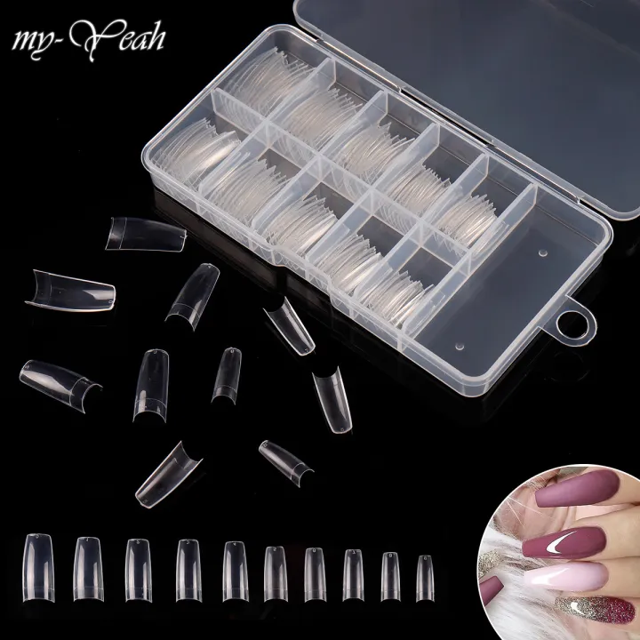 myyeah 100Pcs/set Transparent Natural French Nail Art Half Cover False Nails Ballet Acrylic UV Gel Extension Nail Tips Manicure Tool | Lazada Singapore myyeah 100Pcs/set Transparent Natural French Nail Art Half Cover False Nails Ballet Acrylic UV Gel Extension Nail Tips Manicure Tool | Lazada Singapore