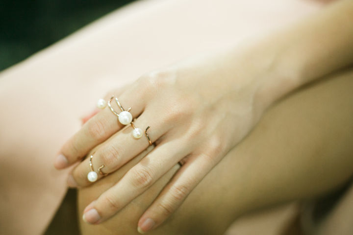 haus-of-jewelry-simple-pearl-ring-แหวนเงินแท้-ประดับมุกน้ำจืด-freshwater-pearl