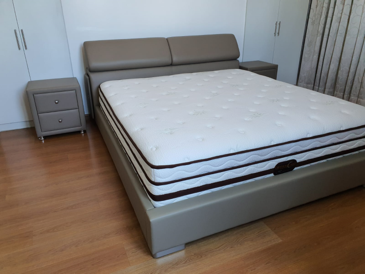 Leather King size Bed set Lazada PH