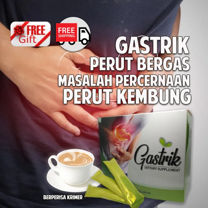 Ubat Gastrik (15 sachet) Berkesan melegakan sakit perut Berperisa
