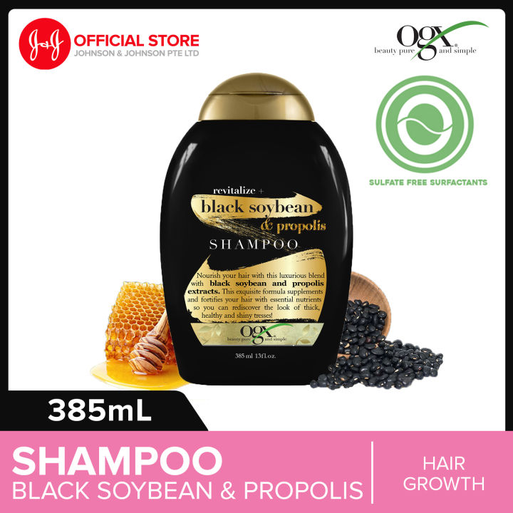 OGX Revitalize+ Black Soybean And Propolis Shampoo For Normal To ...