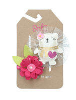 SATI-กิ๊บติดผม-L. LOVE BEAR CLIP-FCA066