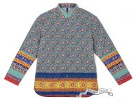 [Surreal Objects] Thai Style Long Sleeve Chinese Neck Shirt เสื้อเชิ้ตคอจีนแขนยาว ลายไทย