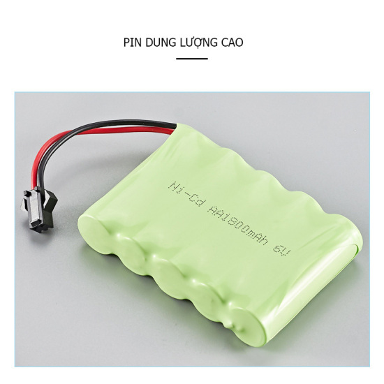 Pin sạc 6v 1800mah ni-cd cho xe đồ chơi ô tô mô hình điều khiển - bmax - ảnh sản phẩm 4