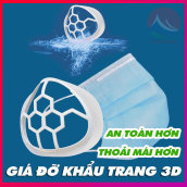 HCMGiá Đỡ 3D Cho Khẩu Trang Giúp Đeo Khẩu Trang Dễ Thở Hơn Không Bị Tạo