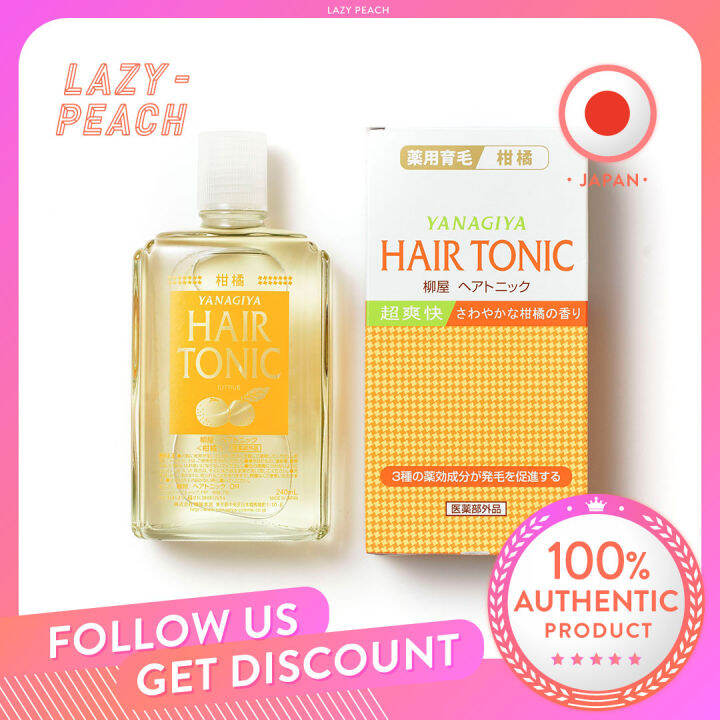 (Exp 20242025) YANAGIYA Hair Medicated Hair Growth Tonic (Citrus