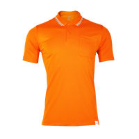 EGO SPORT EG6167 เสื้อโปโลชายเบสิคแขนสั้น 99.95% Anti-Bacteria สีส้มแสด