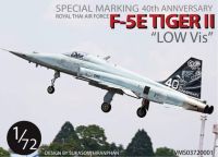 F-5e 40 th. Ann. Lo-Vis decal 1/72 scale เป็นรูปลอก ไม่ใช่โมเดลเครื่องบิน