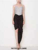 PATTRICIA A.GARDE Asymmetric Ruffle Dress เดรสระบายอสมมาตร