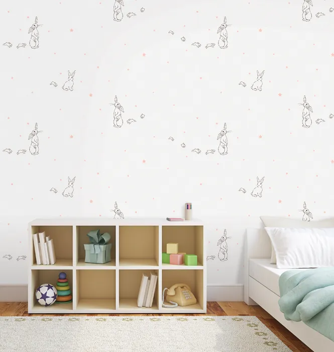 Wallpaper Duplex 7433 Bunny Rabbit Made In Korea 177 Sqft Roll 1 06m X 15 6m Lively 3d Wall Diy Home Office Decor Wallpaper Brick Living Room Bedroom Kids Bedroom Deco2u Malaysia Lazada