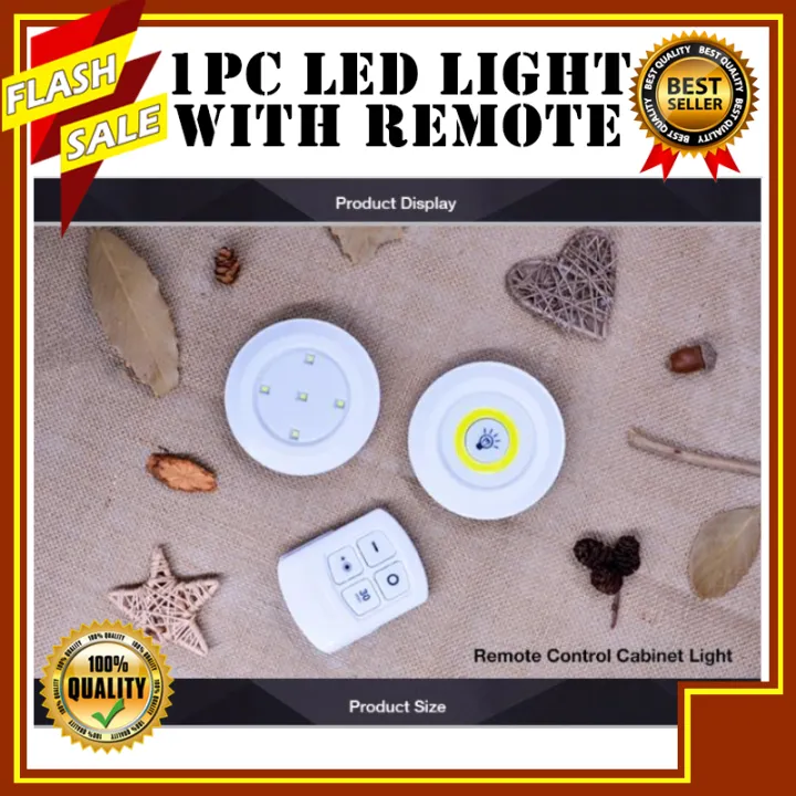 1 PC Led Light With Remote Control Good For Emergency and Brownout