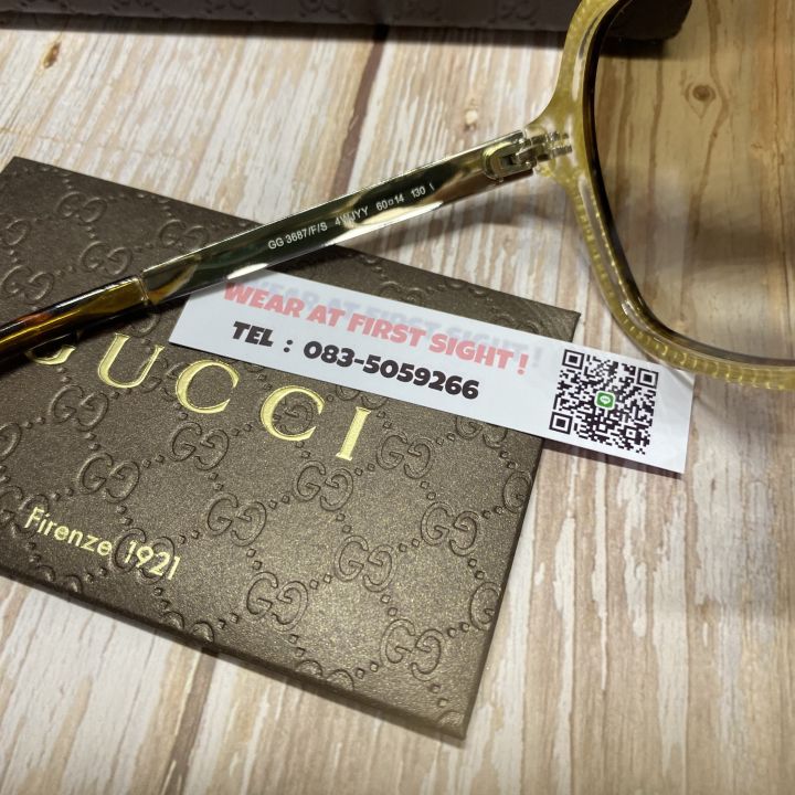 gucci-แว่นกันแดด-รุ่น-gg3687-4wjyy-ของแท้100-รับประกันศูนย์1ปี-อุปกรณ์ครบ