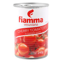 Fiamma Cherry Tomatoes in Tomato Juice 400g ไฟมมามะเขือเทศเชอร์รีในน้ำมะเขือเทศ ขนาด 400 กรัม (2996)