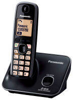 Panasonic Cordless Phone 2.4 GHz KX-TG3711BX (สีดำ/สีเงิน) Caller ID ขยายชุดไร้สายได้ 6 เครื่อง