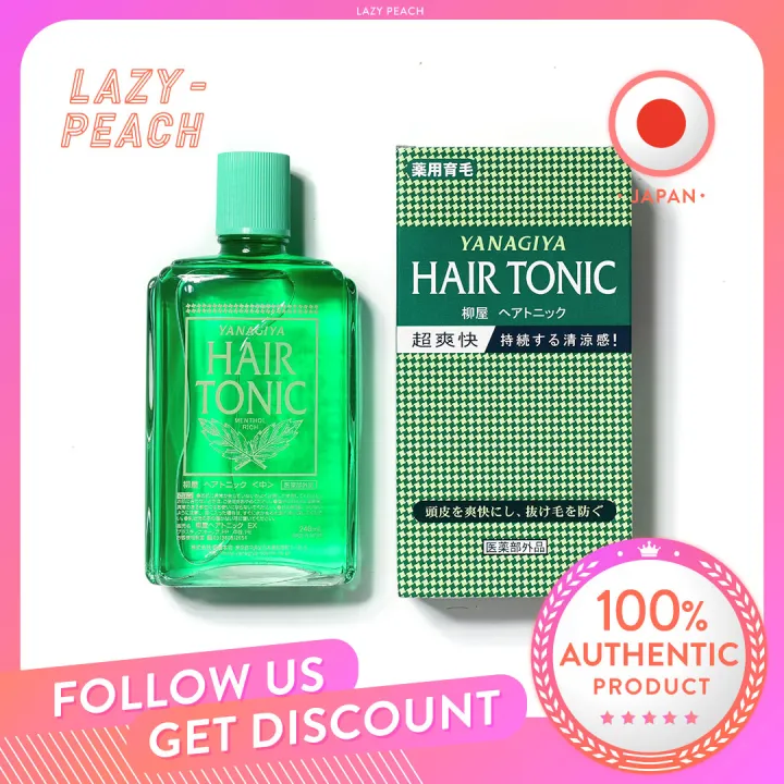 (Exp 20242025) YANAGIYA Hair Medicated Hair Growth Tonic 240ml (Japan