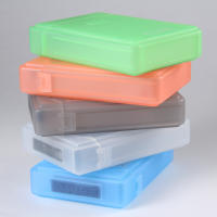 กล่องเก็บ ฮาร์ทดิส กันกระแทก กันน้ำ กันฝุ่น สามารถวางซ้อนกันได้ 3.5 IDE SATA HDD Hard Drive Disk Plastic Storage Box Case Enclosure Cover (คละสี)