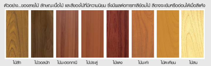 toa-สีย้อมไม้-วู้ดสเตน-ชนิดด้าน