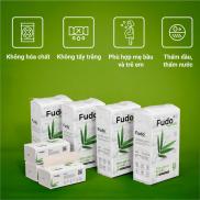 Khăn giấy tre Fudo - 16 gói giấy rút- Giấy ăn Fudo 100% bột tre