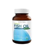 Vistra Salmon Fish Oil 1000 MG 75 เม็ด วิสทร้า น้ำมันปลาแซลมอน 1000 มก