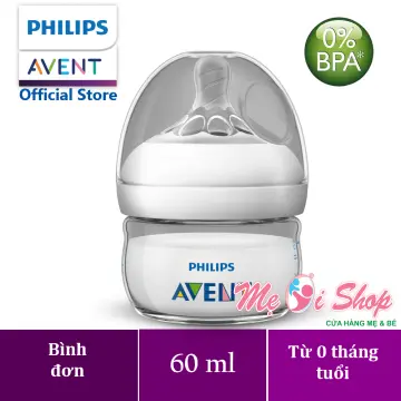 Buy Philips Avent Natural Feeding Bottle SCF039/17 60ml 0 Month
