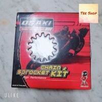 ชุดโซ่สเตอร์ชุบโครเมี่ยม เวฟ125 ตรา โอซากิ (SPROCKET CHAIN &amp; KIT WAVE125 BY OSAKI)โซ่ขนาด 420 H - 104 L สเตอร์ 14T - 34T