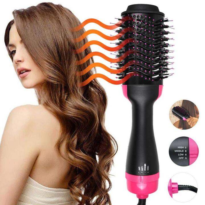 2 in 1 One Step Hair Dryer & Volumizer Hair Brush - 220V (100% Authentic)  Hot Air Brush Hair Styling Tools Blow Straightener Professional Hair Styler  Comb | Lazada PH