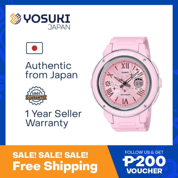 Casio Baby-G Bga-150St-4A ( Bga 150St 4A Bga150St4A Bga-150St-4 Bga-150St )  Wrist Watch For Woman From Yosuki Japan B11Sale | Lazada Ph