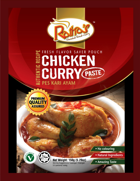 [READY STOCK] Rathas Chicken Curry Paste ( expire 22.05.2025) Lazada