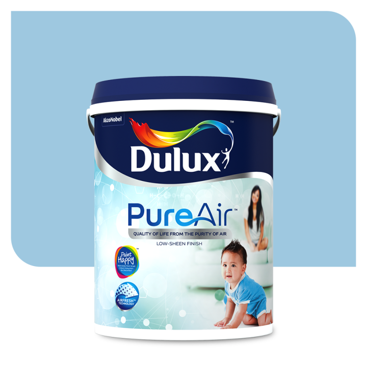 Dulux PureAir™ Low VOC Low Sheen Finish Interior Wall Paint (Pastel
