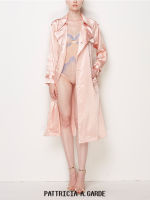 PATTRICIA A.GARDE Satin Trench Coat เทรนช์โค้ทผ้าซาติน