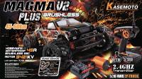 ประกันแท้ 100% !!! รถไฟฟ้าบังคับ KASEMOTO รุ่น Magma V2 Plus Brushless (1/10)