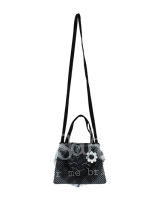 SATI-กระเป๋าสะพายข้าง-L. BLACK HEART BAG-BG077