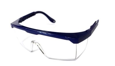 แว่นตานิรภัย SS-2533 เลนส์ใสเคลือบกันฝ้า กันสารเคมี การกระเด็นของน้ำ/เชื้อโรค กันกระแทก