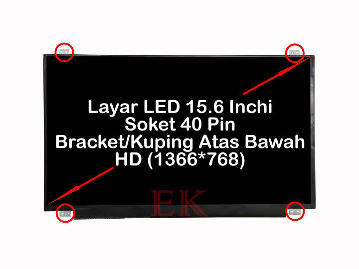 15.6" HD Touchscreen LED LCD Replacement Screen For HP Notebook 15-AF141DX & Other Generic Laptops