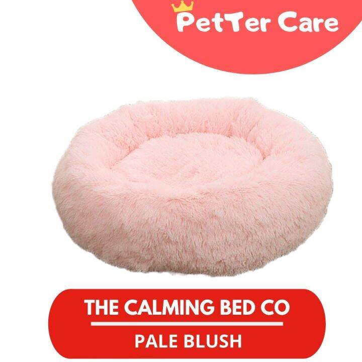 The Original Calming Bed Pale Blush AntiAnxiety Bed for Dogs and