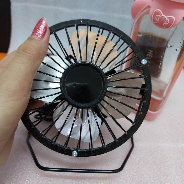 พัดลมพกพา-4-นิ้ว-usb-mini-fan-พัดลม-usb-พัดลมตั้งโต๊ะขนาด4นิ้ว-พัดลมสำหรับสัตว์เลี้ยง