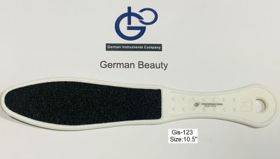 German Instruments ตะไบเท้า ด้ามพลาสติค ขนาด 10.5 นิ้ว /inch รุ่น Gis-123