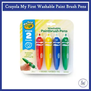 Crayola 5-Count Washable No Drip Paint Brush Pens - 54-6201