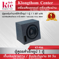 Klongthom Center รุ่น : KT-F06 ตู้สูตรหุ้มกำมะหยี่สำเร็จรูป 1 ตู้