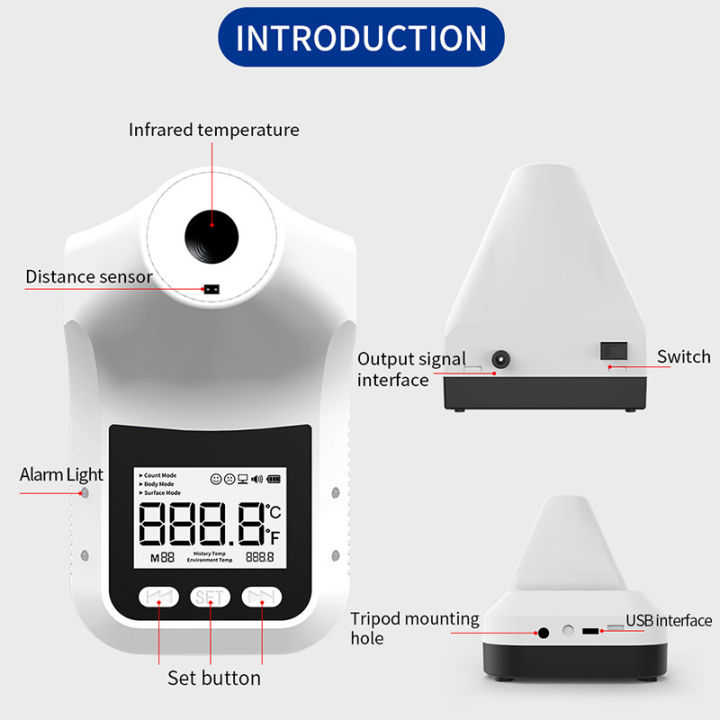 แท้-รับประกัน-k3-pro-เครื่องวัดไข้ดิจิตอล-แบบอินฟราเรด-ที่วัดไข้-infrared-thermometer-เครื่องวัดไข้แบบดิจิตอล-เครื่องวัดอุณหภูมิร่างกา