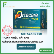 Thực phẩm chức năng giải độc gan Ortacare, hỗ trợ thanh nhiệt, giải độc