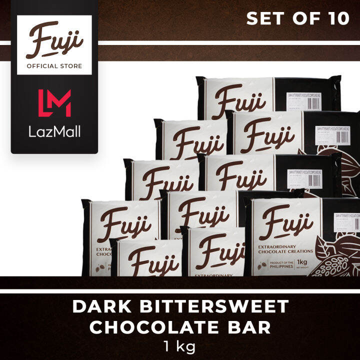 Fuji Dark Bittersweet Chocolate Compound 10 Kilograms Lazada PH