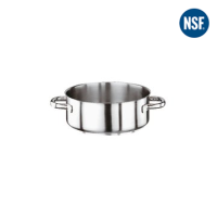 PADERNO Stainless 18/10 Induction Stew Pot D=24 cm., H=8 cm., 3.7 Ltr. หม้อสตูว์ สแตนเลส 18/10 ขนาด 24 ซม. สูง 8 ซม. 3.7 ลิตร ใช้กับเตาแม่เหล็กไฟฟ้าได้ [GGM™]