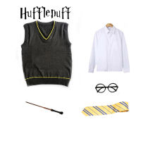 ฮาโลวีนHarry Potterชุดคอสเพลย์ผู้หญิงเสื้อกันหนาว/เสื้อ/แว่นตา/Magic Wand/Tieเด็กผู้ใหญ่Unisexเครื่องแต่งกายสีดำขนาดใหญ่จากBodyheight 110ถึง185ซม.Gryffindor Slytherinเฮอร์ไมโอนี่เกรนเจอร์คอสเพลย์เสื้อคลุมวิเศษ