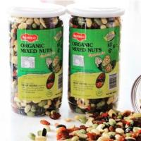 Organic mixed nuts ถั่วธัญพืช ถั่วรวมอบกรอบ (2 กระป๋อง)