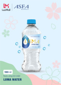 Thùng 24 chai nước tinh khiết Luma Water 500ml, nước tinh khiết không chứa tạp chất, sản phẩm tiện lợi và dễ sử dụng